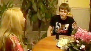 It's beyond his control, both parents are going to fuck this cute stud