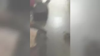 He does not show his face as she mounts him in an incest fuck movie