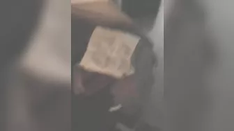 He does not show his face as she mounts him in an incest fuck movie