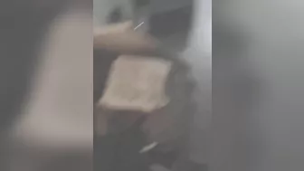 He does not show his face as she mounts him in an incest fuck movie