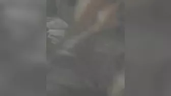 He does not show his face as she mounts him in an incest fuck movie