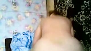 Incest girl is going to get her ass smacked a bunch as she bounces