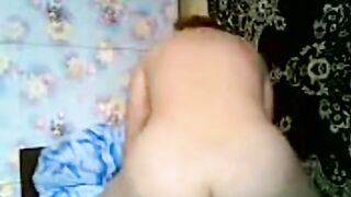 Incest girl is going to get her ass smacked a bunch as she bounces