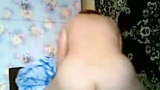 Incest girl is going to get her ass smacked a bunch as she bounces