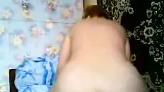 Incest girl is going to get her ass smacked a bunch as she bounces