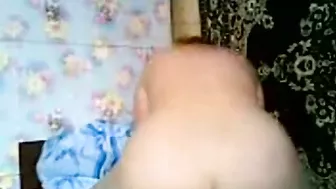 Incest girl is going to get her ass smacked a bunch as she bounces