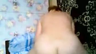 Incest girl is going to get her ass smacked a bunch as she bounces