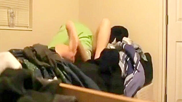 Blonde sister is going to get fucked in a taboo sex scene with orgasms