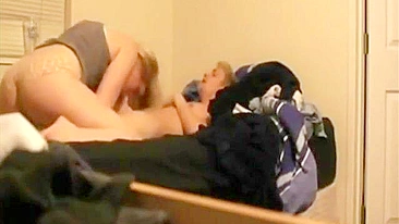 Blonde sister is going to get fucked in a taboo sex scene with orgasms