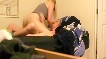 Blonde sister is going to get fucked in a taboo sex scene with orgasms