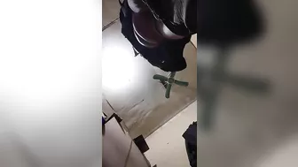 She has her boobs on display of as he fucks her tight little pussy