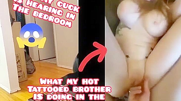 Brother cuckold porn movie with lots of hardcore fucking in POV taboo