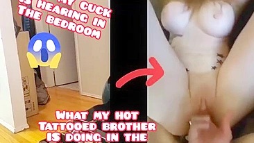 Brother cuckold porn movie with lots of hardcore fucking in POV taboo