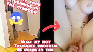 Brother cuckold porn movie with lots of hardcore fucking in POV taboo