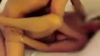 Real mommy and son superfuck scene with missionary loving on a bed