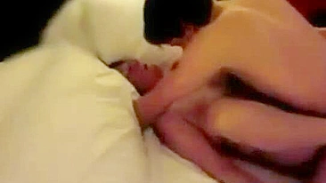 Real mommy and son superfuck scene with missionary loving on a bed