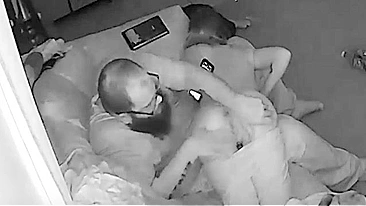 She squeals happily as daddy dominates and fingers her for the TV