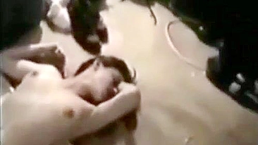 Truly hot exhibition of desire in a taboo sex tape scene with gape