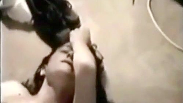 Truly hot exhibition of desire in a taboo sex tape scene with gape