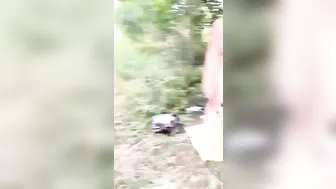 Her fortunate boyfriend will taste her father's cock on her pussy