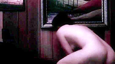 Parents fucking in the dark in a very taboo incest fuck movie in HQ