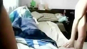 Horny older guy hammers her  in different ways in real incest leak