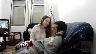 Tight beauty continues to squirm while fucking her horny brother