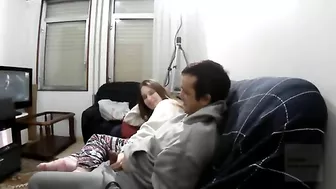 Tight beauty continues to squirm while fucking her horny brother