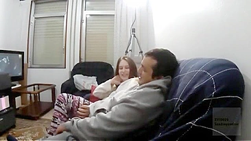 Tight beauty continues to squirm while fucking her horny brother