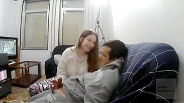 Tight beauty continues to squirm while fucking her horny brother