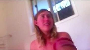 Gently yanking her legs apart, this dude is going to LOVE sister's hole