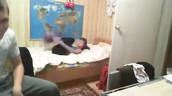 Sucking cock almost to the balls this taboo sister also loves vag sex