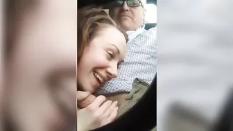 Her eyes open when she groans and she sucks on dad's hard cock today Her eyes open when she groans and she sucks on dad's hard cock today