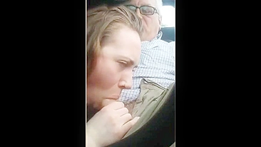 Her eyes open when she groans and she sucks on dad's hard cock today