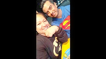 Riding one man in reverse cowgirl stance, she cums on her own son