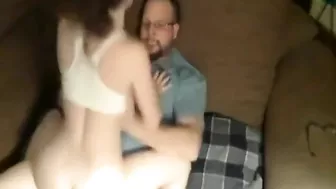 Seemingly harmless  conversation leads them to hardcore incest fucking