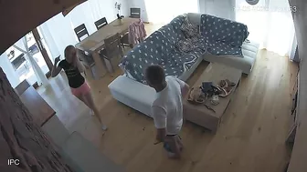 IP cam captures a kinky father who does nasty things to a taboo daughter
