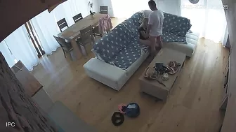 IP cam captures a kinky father who does nasty things to a taboo daughter