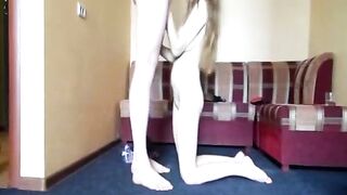 Dirty dick of a horny daddy used to keep this taboo bitch really happy