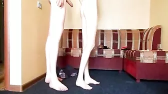 Dirty dick of a horny daddy used to keep this taboo bitch really happy