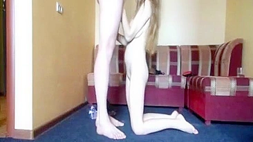 Dirty dick of a horny daddy used to keep this taboo bitch really happy