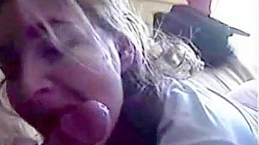 Mother showing her oral skills in a hot porn movie with plenty of teasing