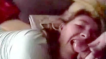 Mother showing her oral skills in a hot porn movie with plenty of teasing