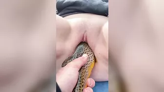 Fishing fucking session with a mommy who goes wild in a taboo movie