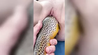 Fishing fucking session with a mommy who goes wild in a taboo movie