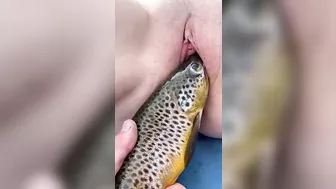 Fishing fucking session with a mommy who goes wild in a taboo movie