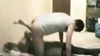 Busty auntie is going to get fucked by his massive boner today as well