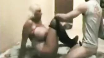 Busty auntie is going to get fucked by his massive boner today as well