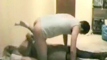 Busty auntie is going to get fucked by his massive boner today as well