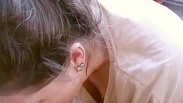 Mom is going to suck on his boner while the family father ain't around